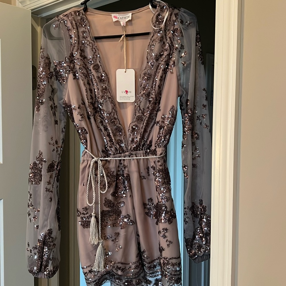 Sequin romper